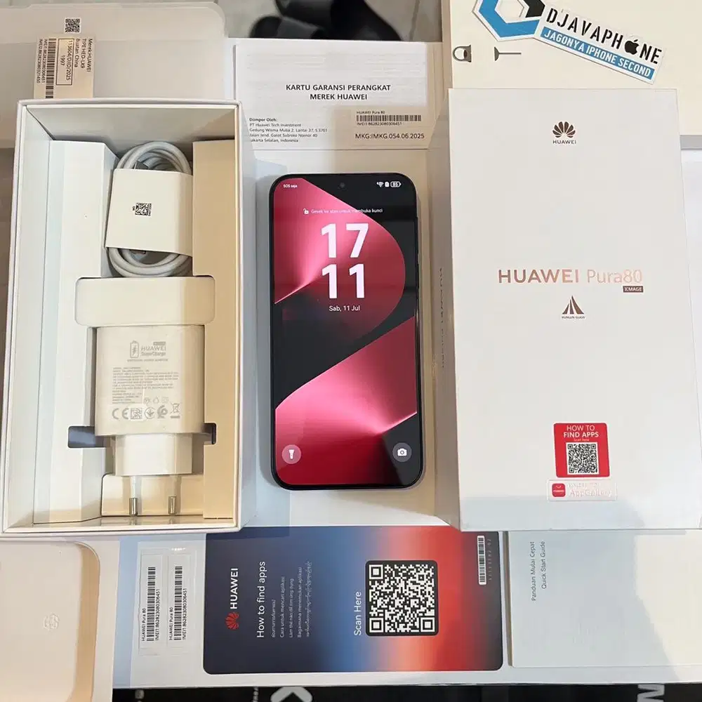 Huawei Pura80 12/256 Garansi Resmi Indonesia 14 Juni 2027