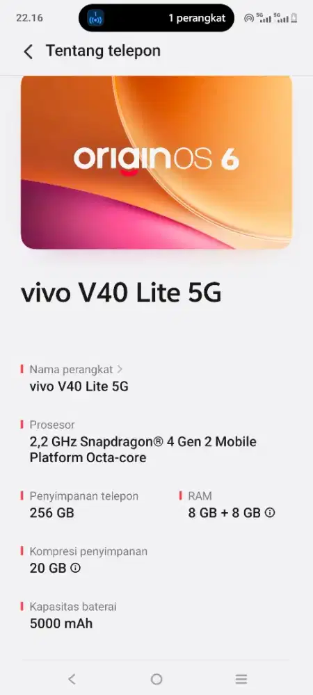 VIVO V40 LTE 5G