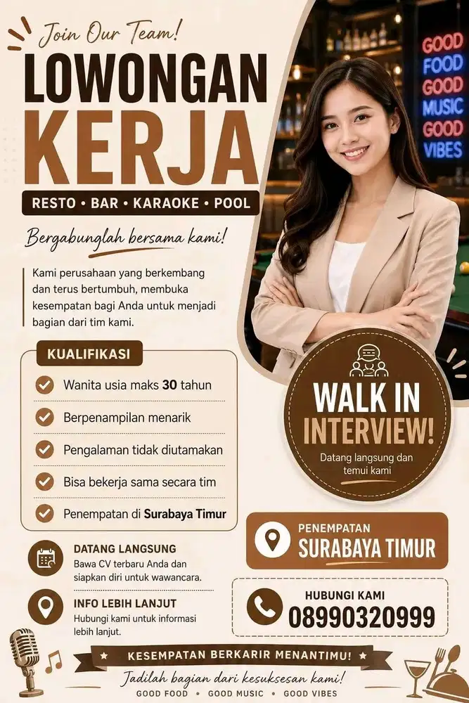 Lowongan kerja loker wanita surabaya timur
