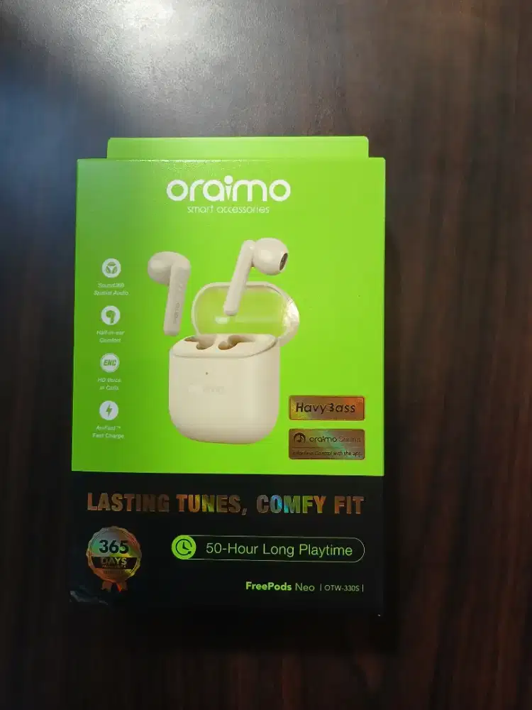 Oraimo Freepods Neo OTW 330s Light Gold Earphone