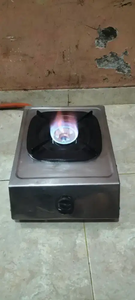 Kompor gas Rinnai 1 tungku stenlis normal Bek Ut, yg di jual kmpor aja