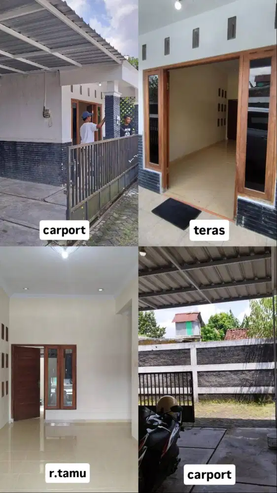 Dikontrakkan rumah 3 kamar di jalan Godean km 9.5 dalam cluster