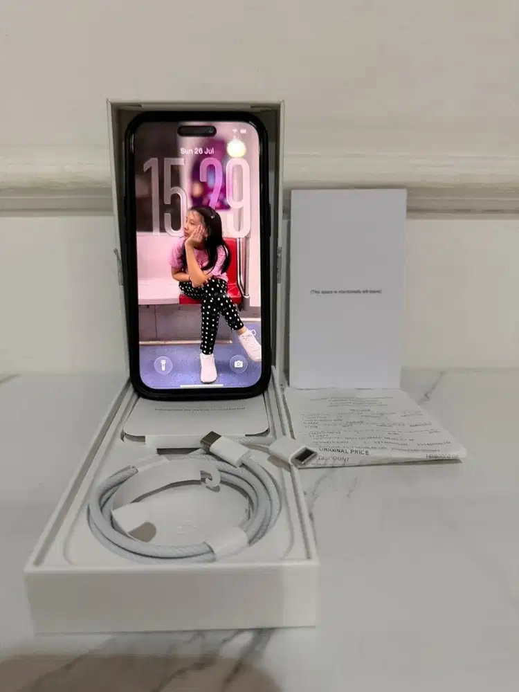 iphone 15 128 gb ibox second garansi on