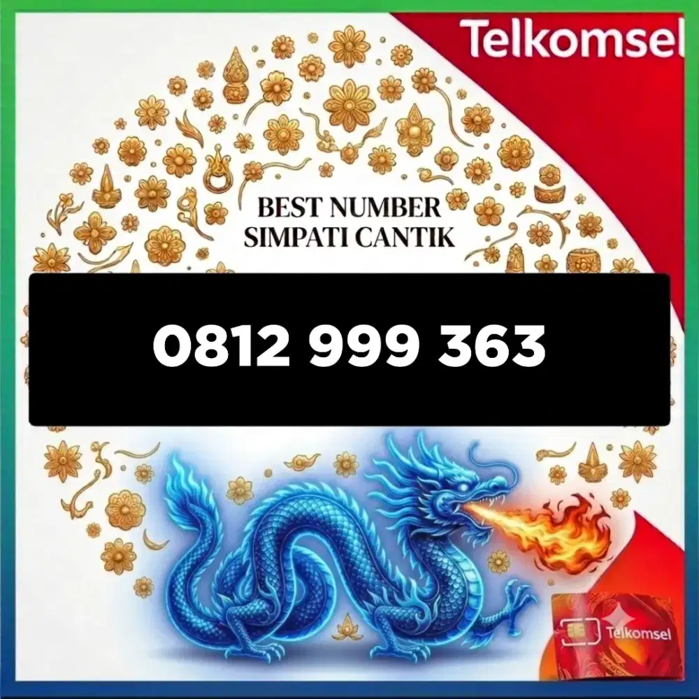 Nomor cantik simpati Telkomsel super