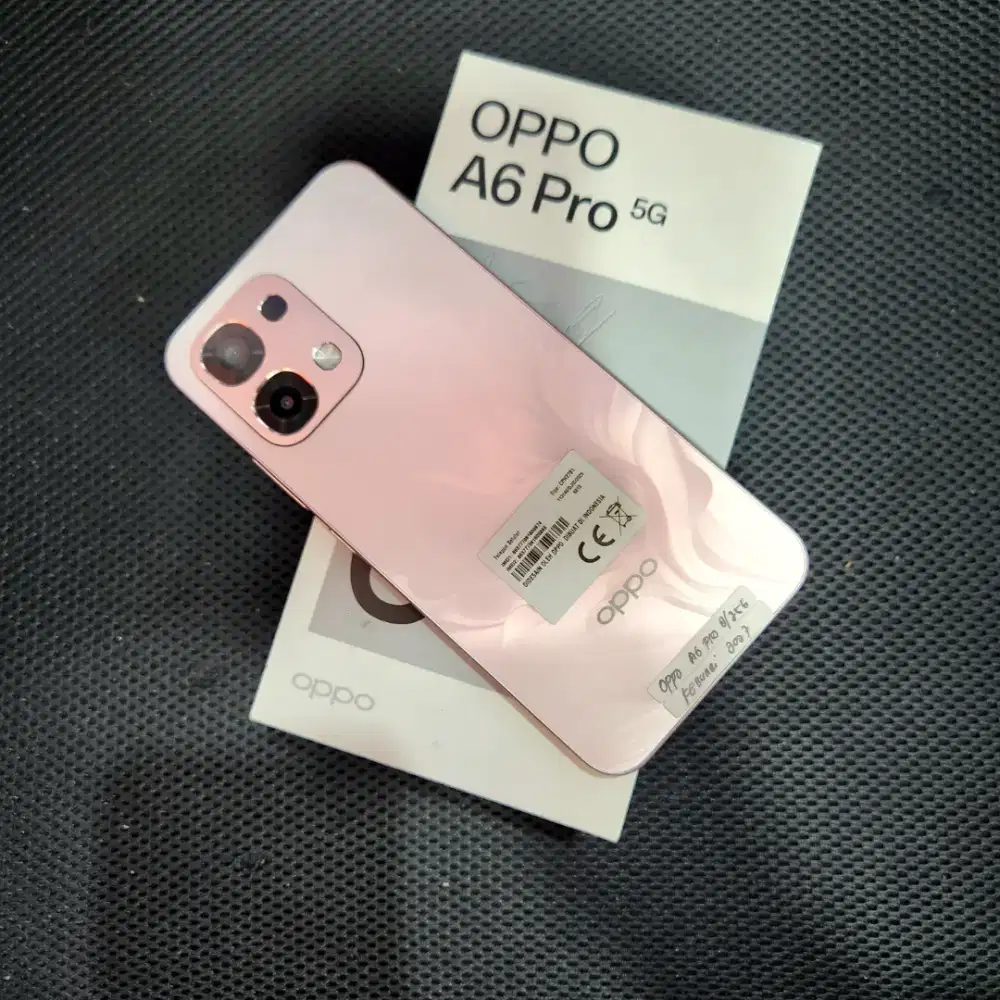 OPPO A6 PRO 5G 8/256GB, garansi Februari 2027 no minus
