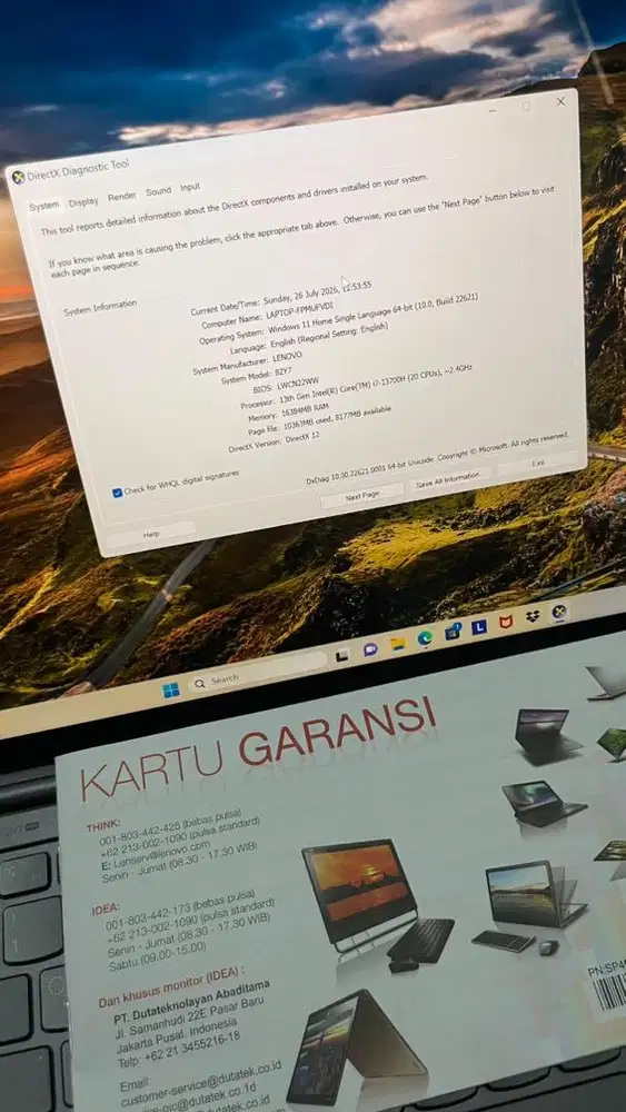 Laptop Yoga Pro 7 14irh8