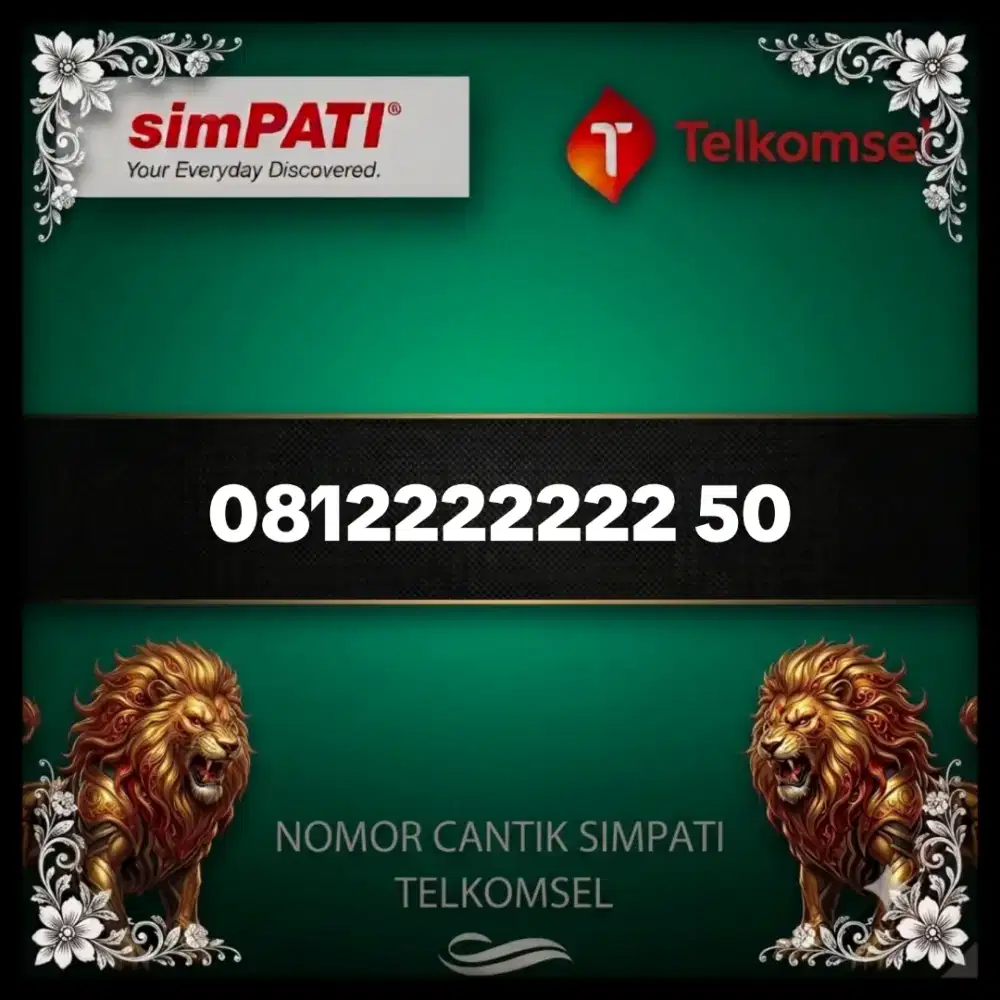 Nomor cantik simpati Telkomsel super