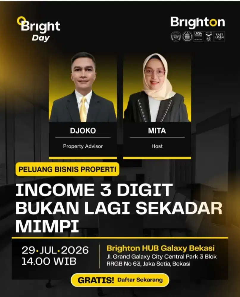 Berani Mulai Bisnis ( Agen Property)