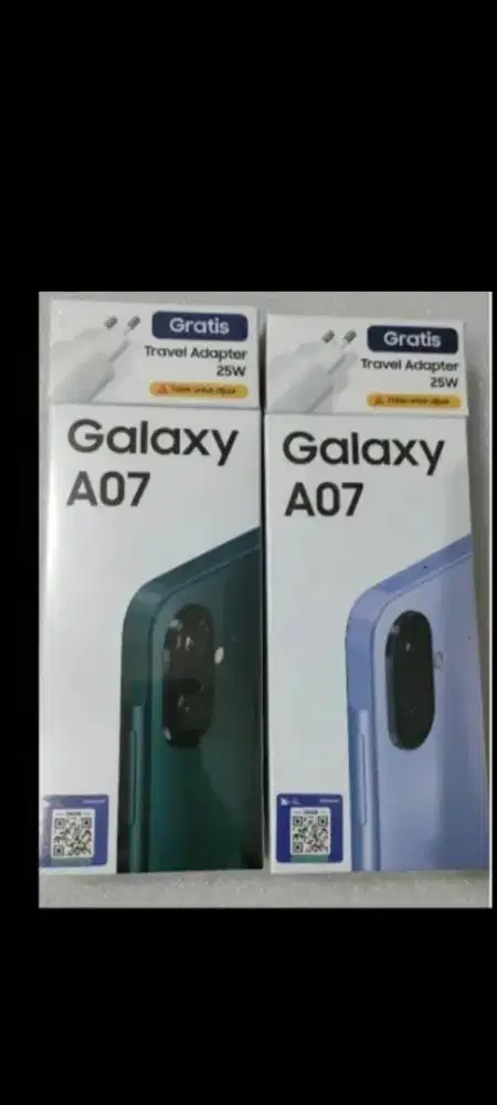 Samsung galaxy A07 ram 6gb dan4/64 garansi resmi