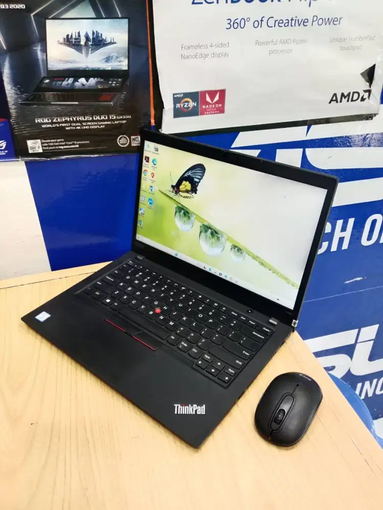 PROMO LAPTOP TANGGUH BUAT KERJA LENOVO THINKPAD T490 CORE i5 RAM 8GB