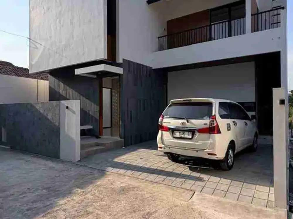 RUMAH BARU MODERN KONTEMPORER UNIT POJOK DALAM CLUSTER DI JALAN PALAGAN KM. 9 NGAGLIK SLEMAN