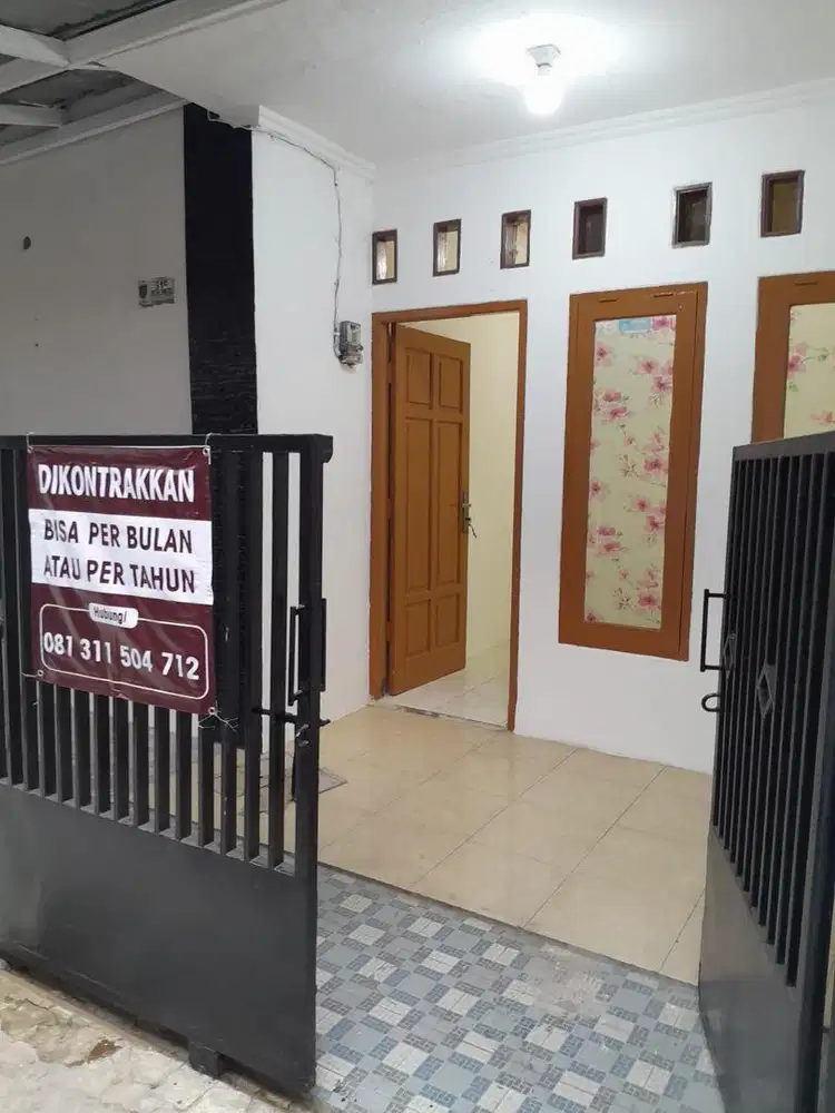 Dikontrakan rumah 1,6jt per bulan di Pancoran Mas, Depok