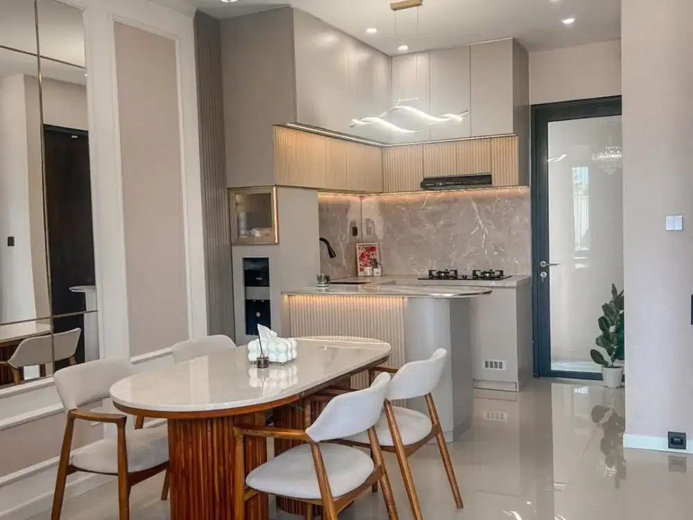 DIJUAL RUMAH CANTIK FULL INTERIOR DAN FURNISH HADAP UTARA DI CITRA GARDEN 8