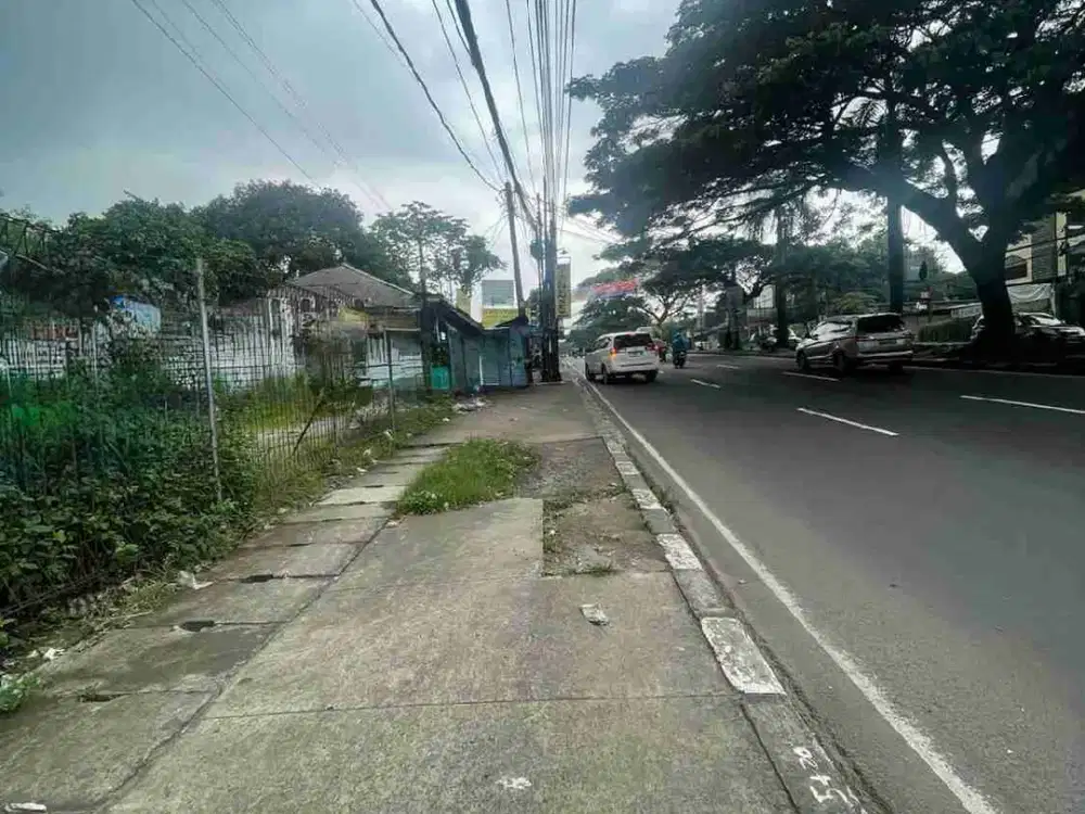 Di Bawah NJOP|Lahan Komersial 730 m² Lebar 30 m² – Koridor Utama Transyogi Cibubur