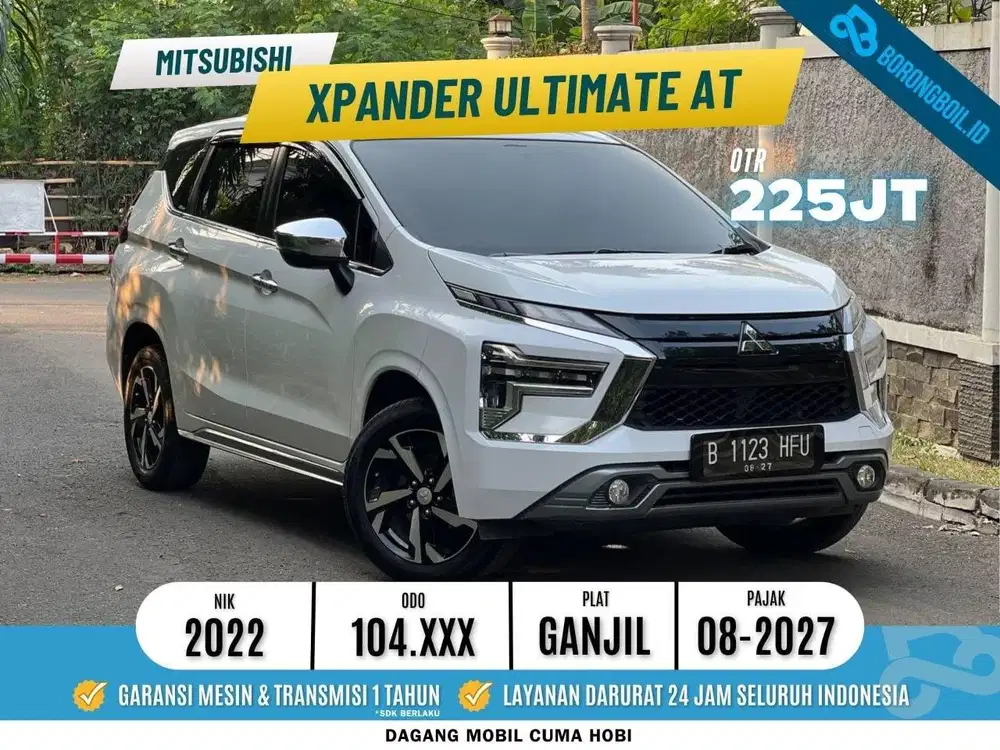 NEW MITSUBISHI XPANDER ULTIMATE 1.5 AT 2022 PUTIH TERMURAH SIAP PAKAI