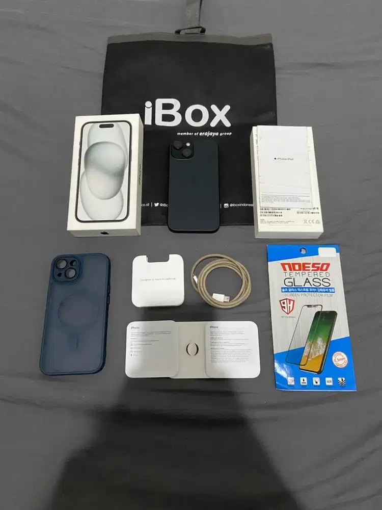 Iphone 15 128gb IBOX Resmi Fullset lengkap original