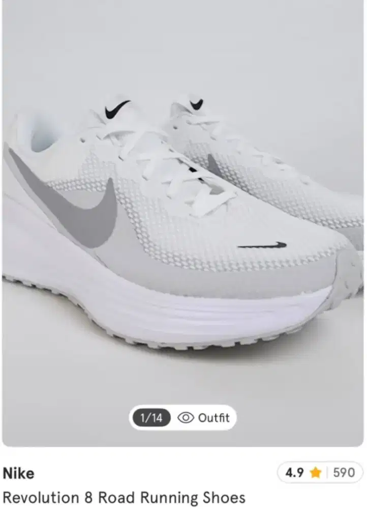 Sepatu NIKE Revolution 8 Road Running Shoes