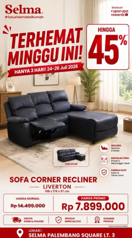 PROMO CICILAN SOFA VIA HOMECREDIT TANPA DP