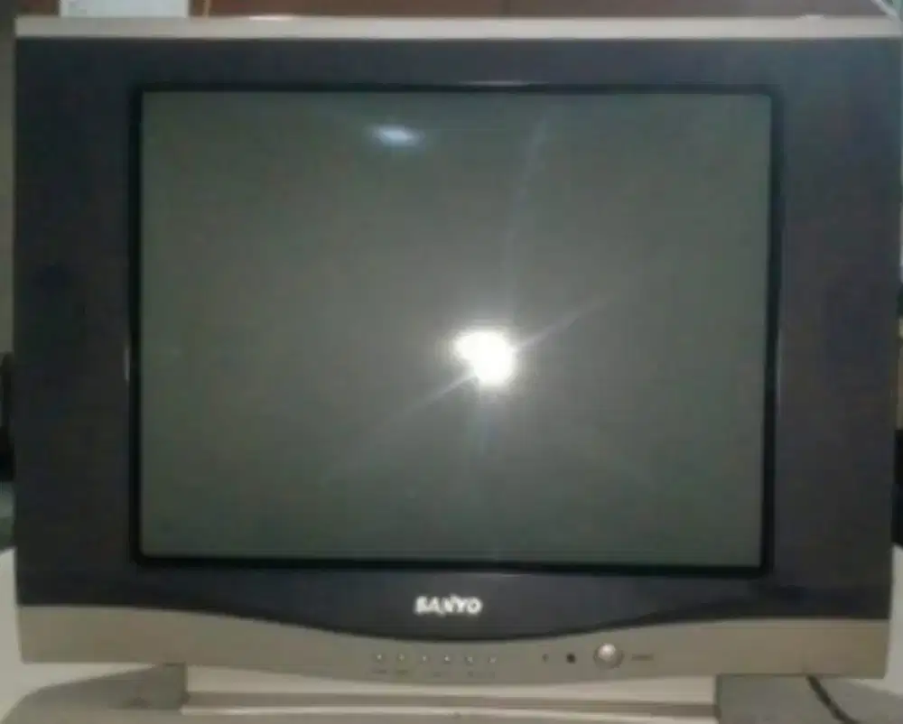TV Sanyo 21 Inch Tabung CRT 21 Flat STB LCD LED Samsung Sharp Sony LG