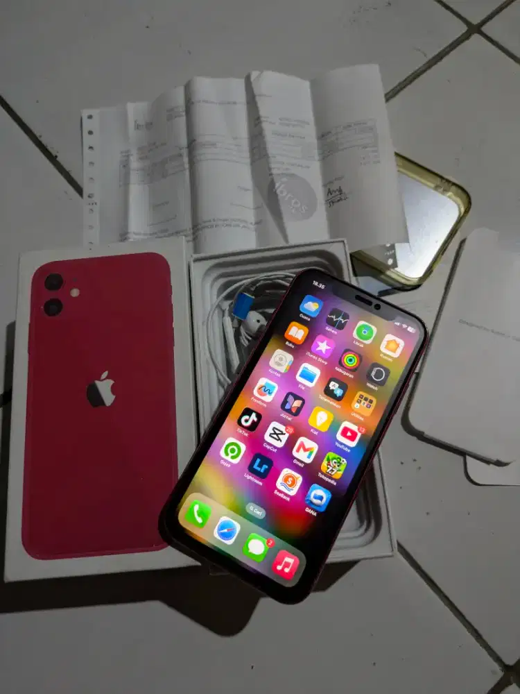 Iphone 11 128GB sinyal all permanen