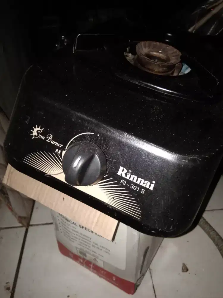 Kompor Rinai 1 Tungku. Normal. Nego Smoking