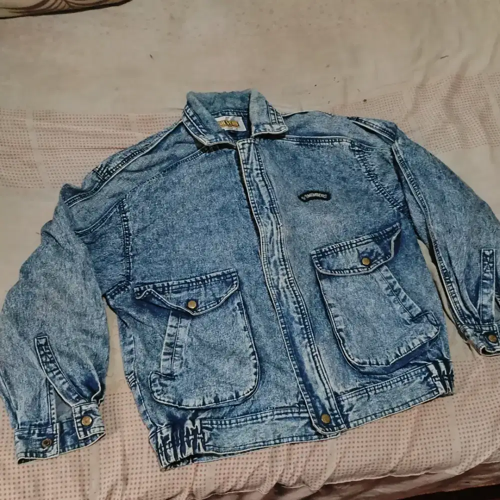 Denim jaket tebel XL