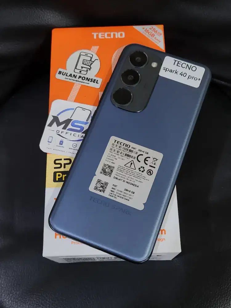 TECNO SPARK 40 PRO+ 8+8/256 1BULAN PAKAI 45W