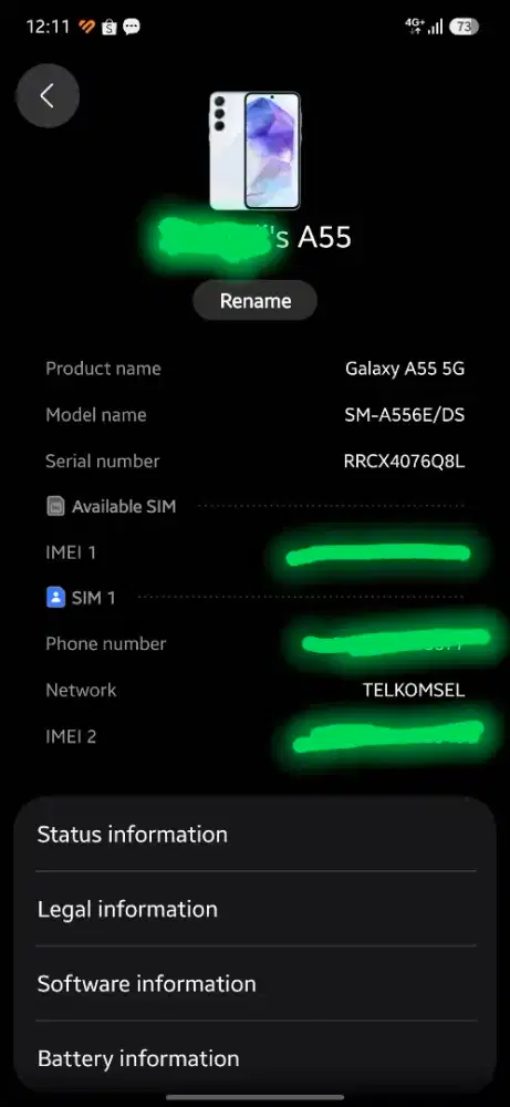 Samsung a55 8/256