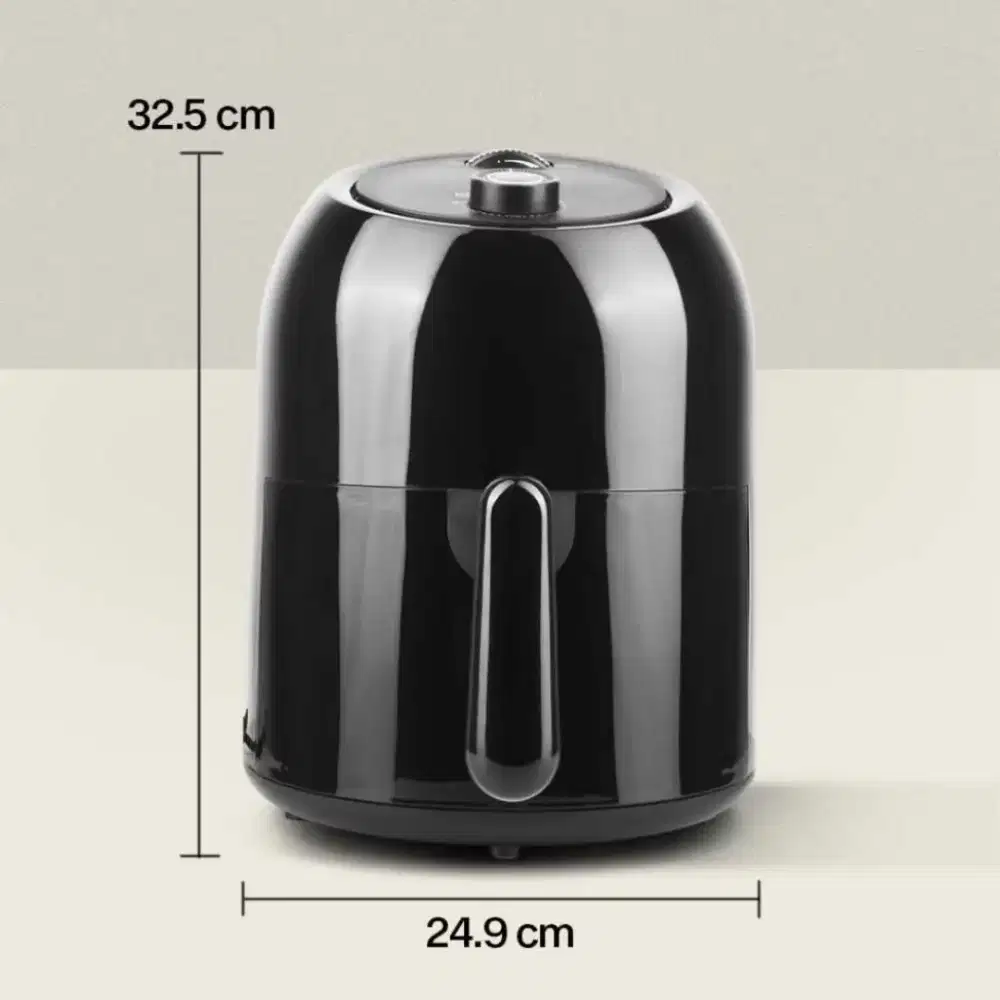 ROSOU AIRFRYER 2,5 liter (Black)