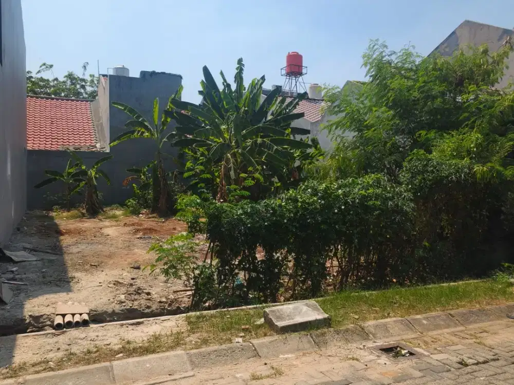 Dijual kavling Puri Gardena, tanah luas siap bangun baru