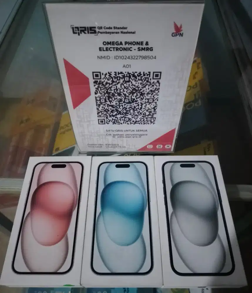 New iPhone15 Basic 128gb Garansi resmi iBox