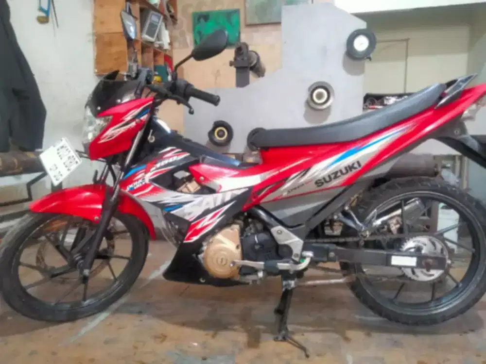 Satria Fu FL 2013 ss kumplit pajak isi stater jalan mesin adem orian