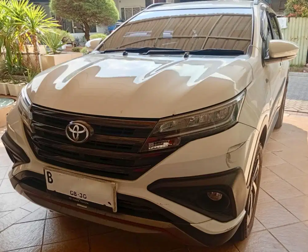 DP minim Rush TRD AT 2018 Sportivo matic Toyota Putih bs TT