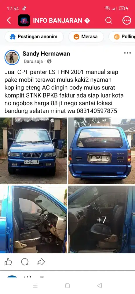 Jual panther LV