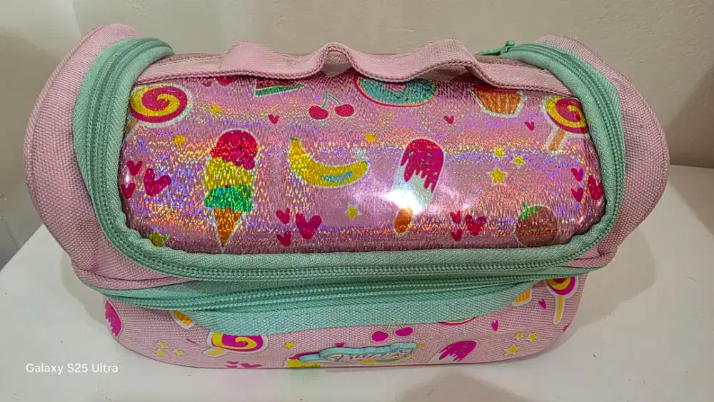 Smiggle Lunchbox ORI Pink ice cream