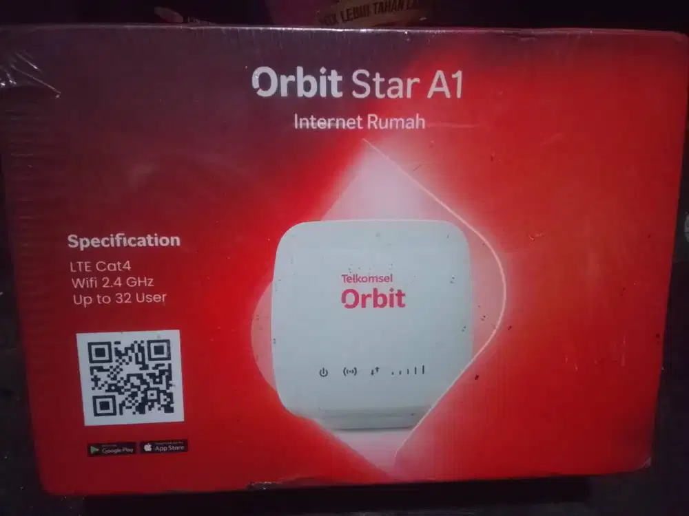 Modem Orbit A1, lengkap Ama kardus