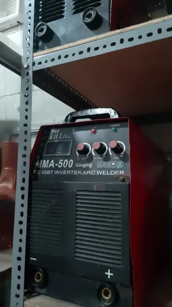 Mesin las bekas Rhino MMA 500 ampere second 3 phase listrik IGBT DC