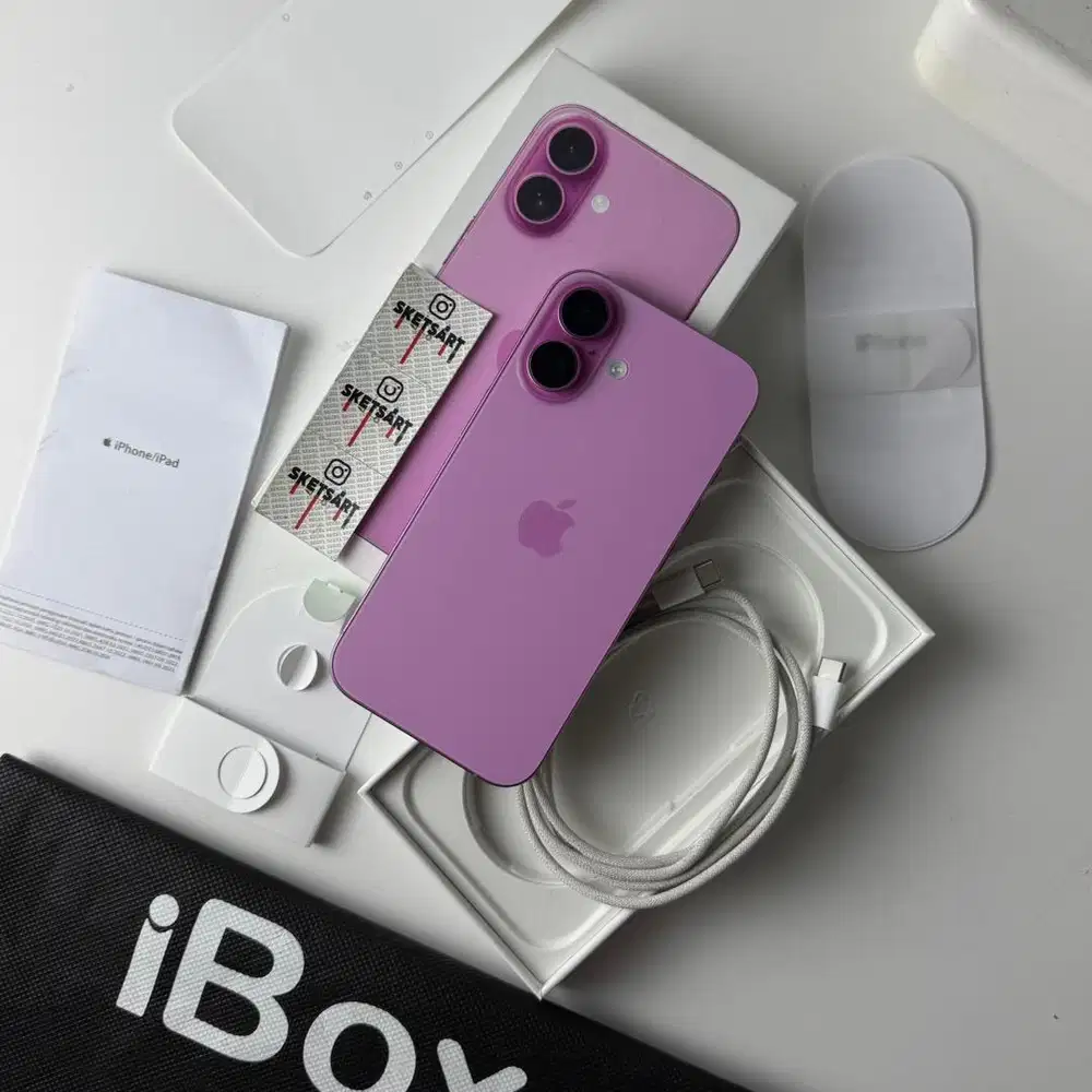 iPhone 16 256gb Pink iBox Battery Health 88%