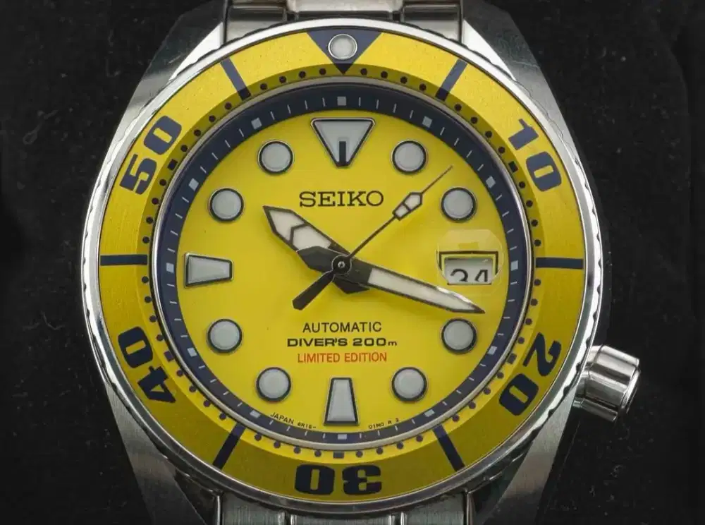 Seiko Sumo Yellow SBDC017 Limited Edition 750 Pcs