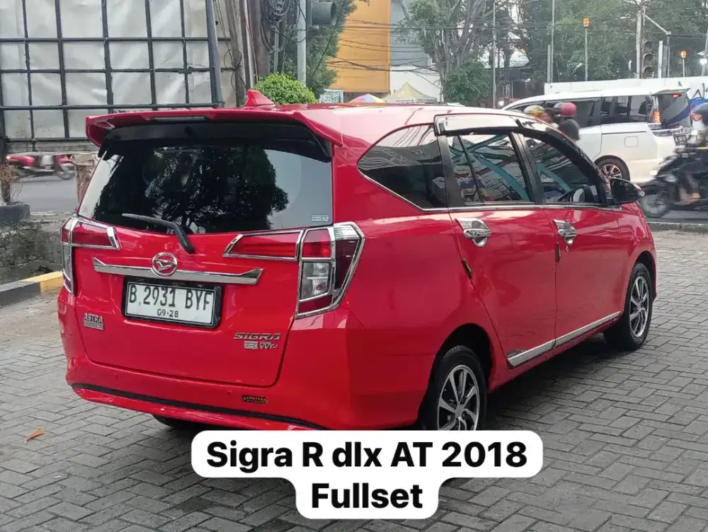 Sigra R Dlx matik 2018 km 95drb