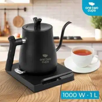 One Two Cup Teko Kopi Listrik Pemanas Air Leher Angsa