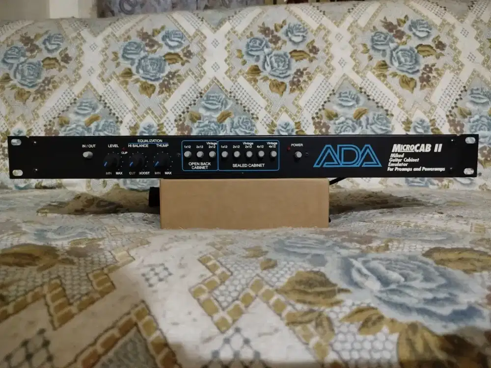 Vintage ADA MICROCAB II Miked Guitar Cabinet Emulator.
