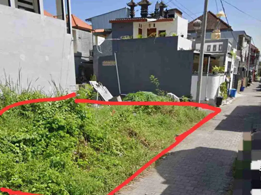 Di jual tanah kecil jarang ada dengan luas tanah 70 M2 di GG saka guru samping asrama TNI pemogan Denpasar Selatan