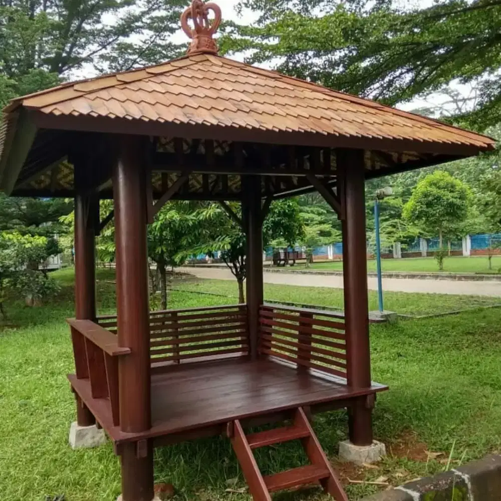 Saung Gazebo Aneka Model Dan Ukuran - Pembuatan dan Penjualan