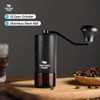 Penggiling Kopi Manual Coffe Grinder Bur Stainless