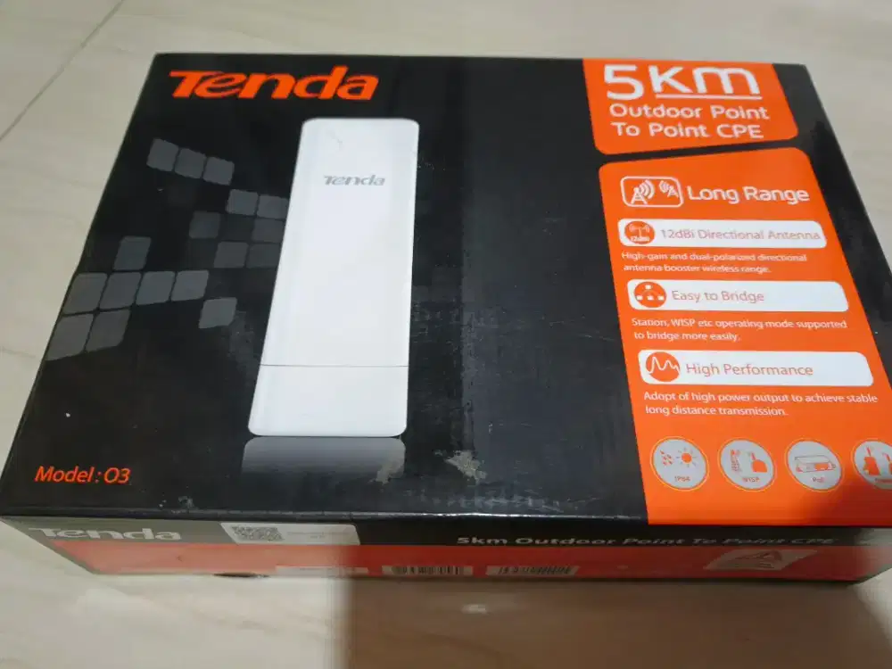 TENDa O3 - 5km Outdoor Point To Point CPE