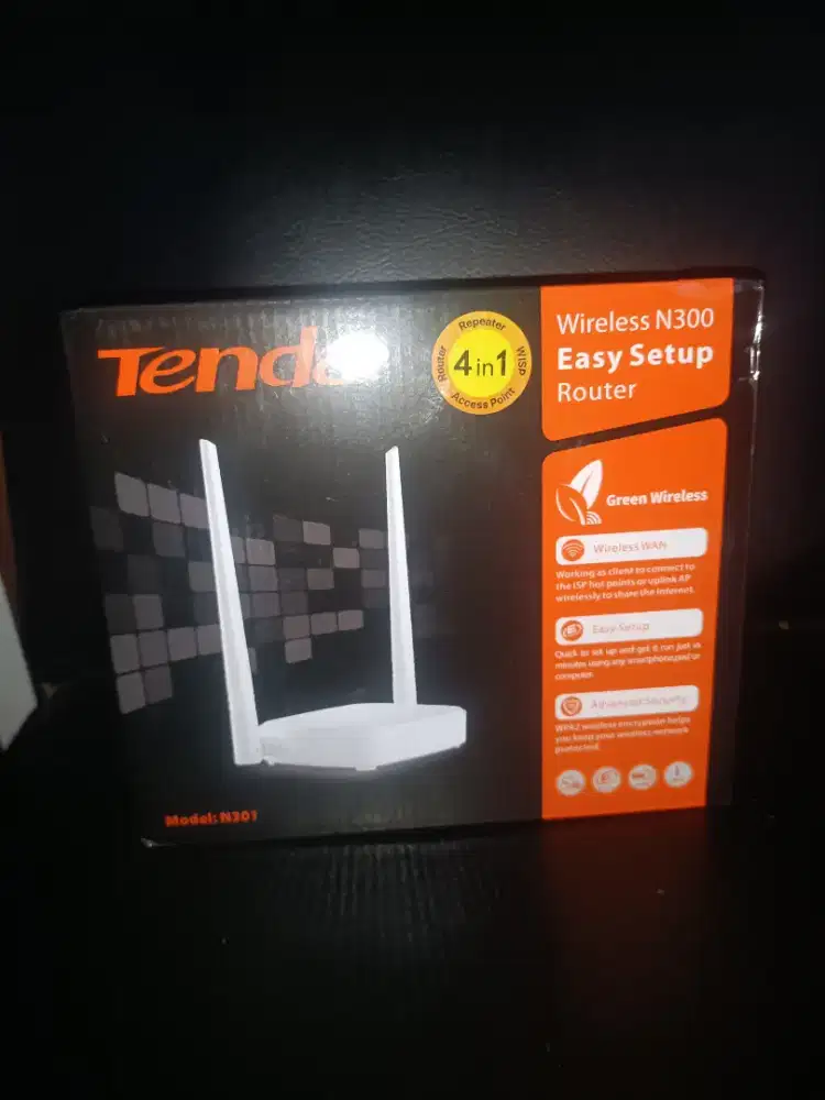 Wireless N300 easy setup router (Tenda)
Quick Installation Guide