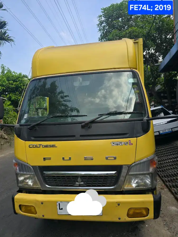 Truk Mitsubishi Canter 6roda Long chasis Box 2019