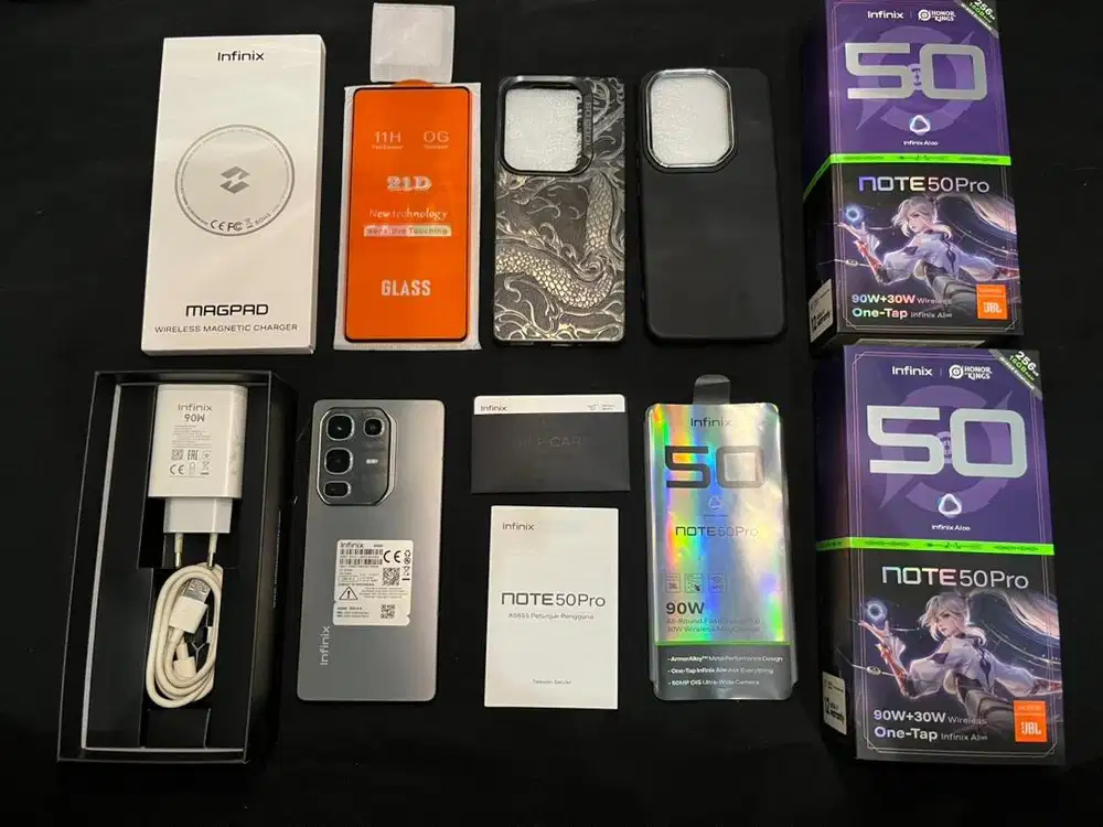 INFINIX NOTE 50 PRO 8/256 98% MULUS TERAWAT GARANSI MASIH ON