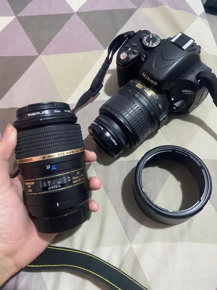 NIKON D5100 KIT AFS 18-55MM VR + Tamron 90mm macro f2.8 1:1